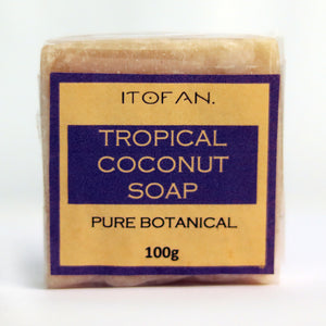 Barre de savon à la noix de coco tropicale
